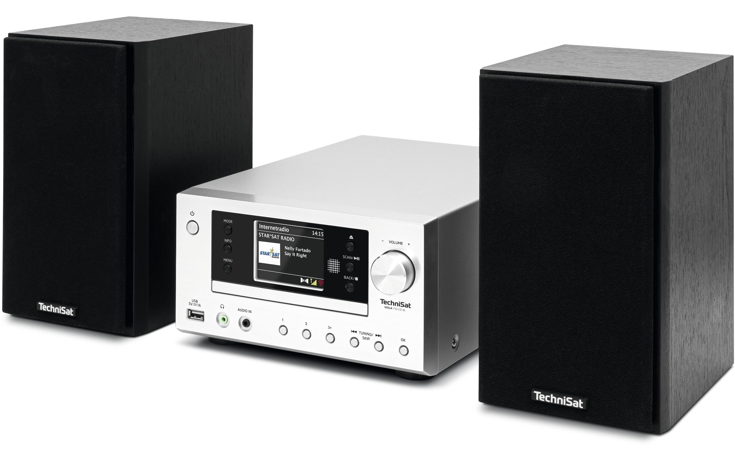 TechniSat Microanlage »Viola 710 CD IR« (Bluetooth Digitalradio (DAB+) | FM-Tuner | Internetradio )