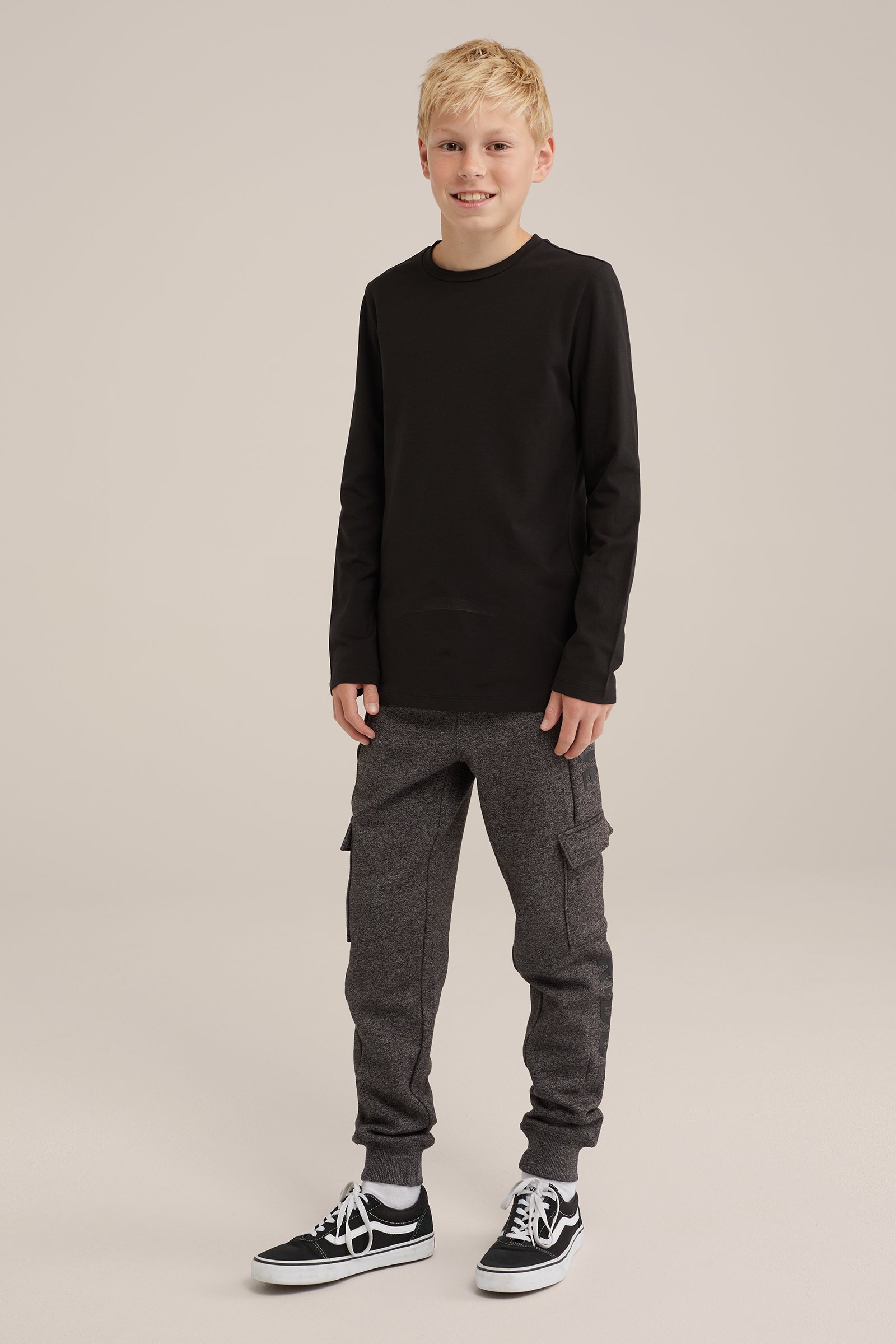 Jongens T-shirt WE Fashion Zwart