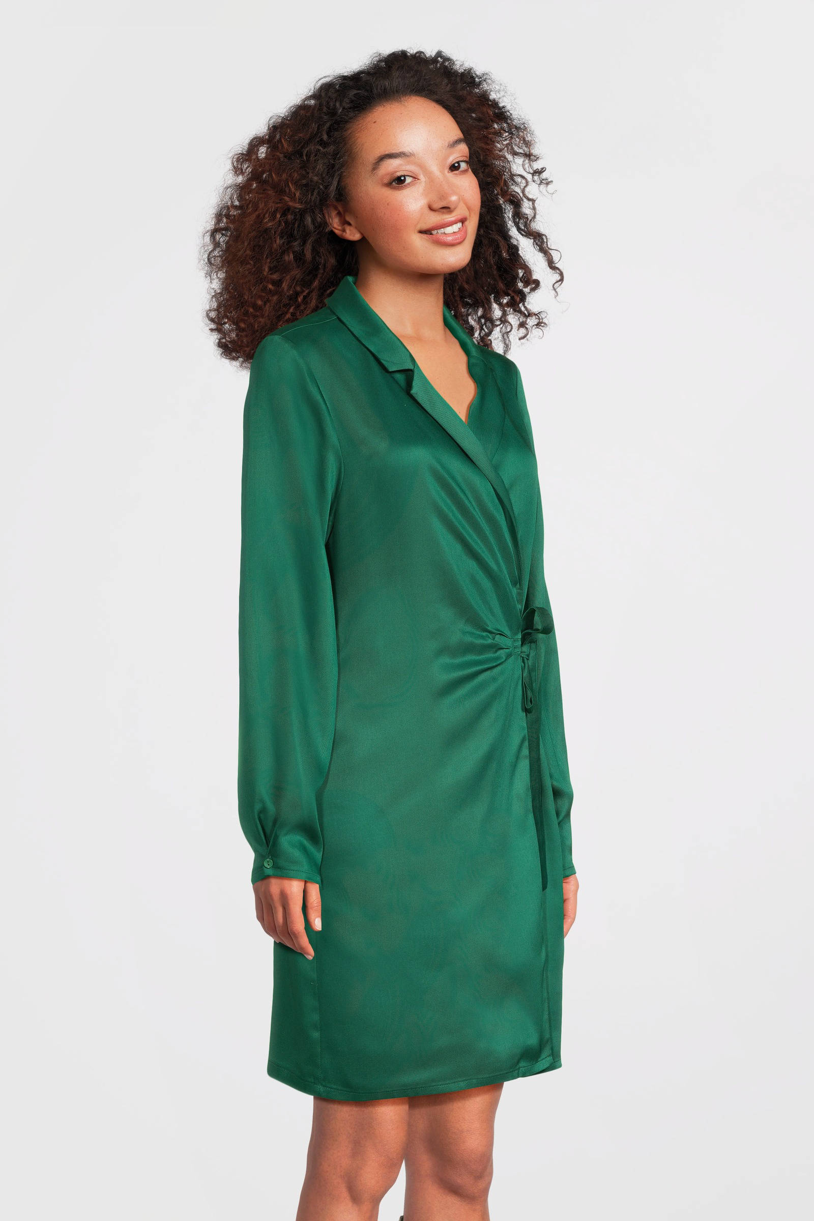 Another-Label wikkeljurk Milou groen