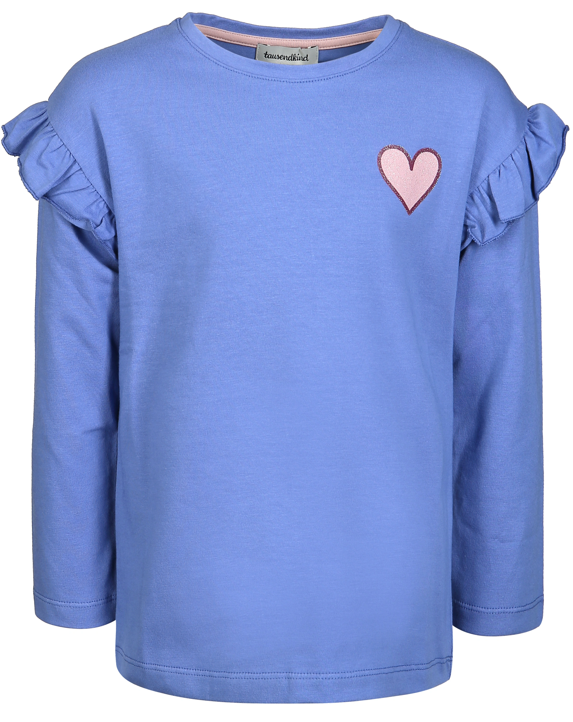 Langarmshirt HERZSTÜCK in blau