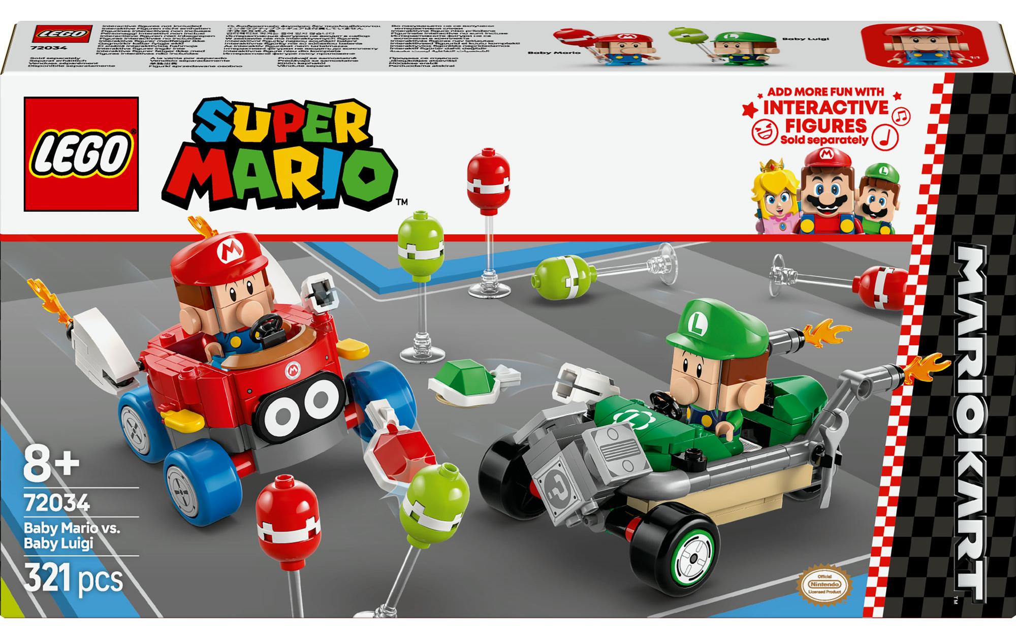 Super Mario Mario Kart – Baby Mario / Baby Luigi 72034Kreatives Spielset