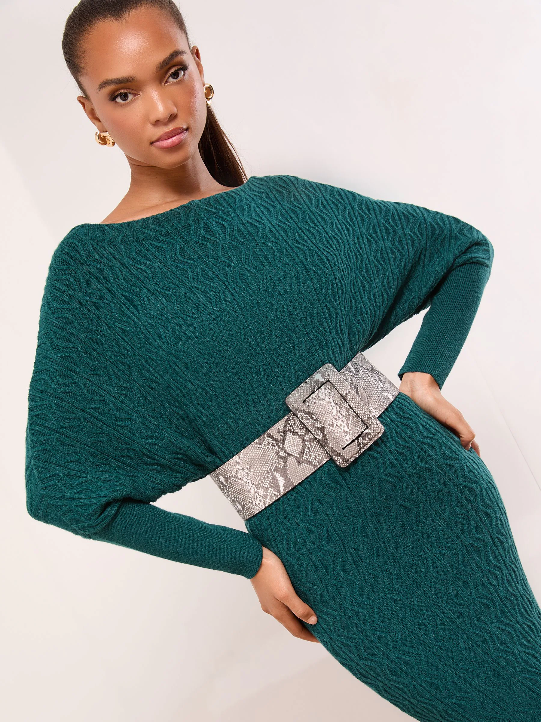 Zwart - Lipsy Wide Buckle Belt