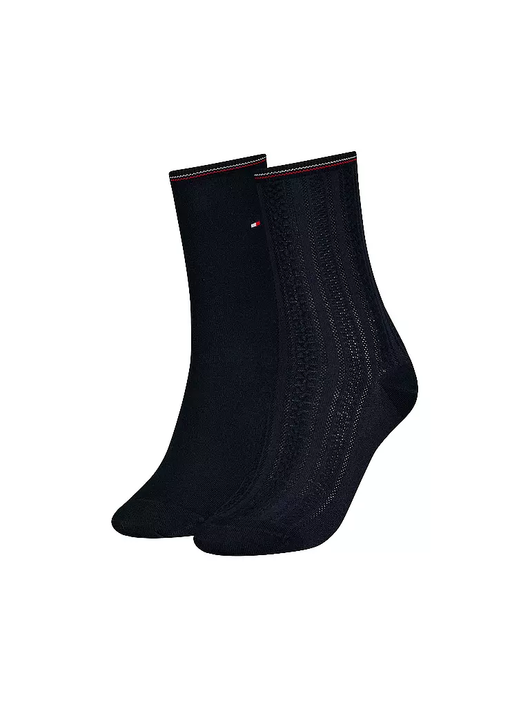 TOMMY HILFIGER Socken 2er Pkg. Navy  dunkelblau