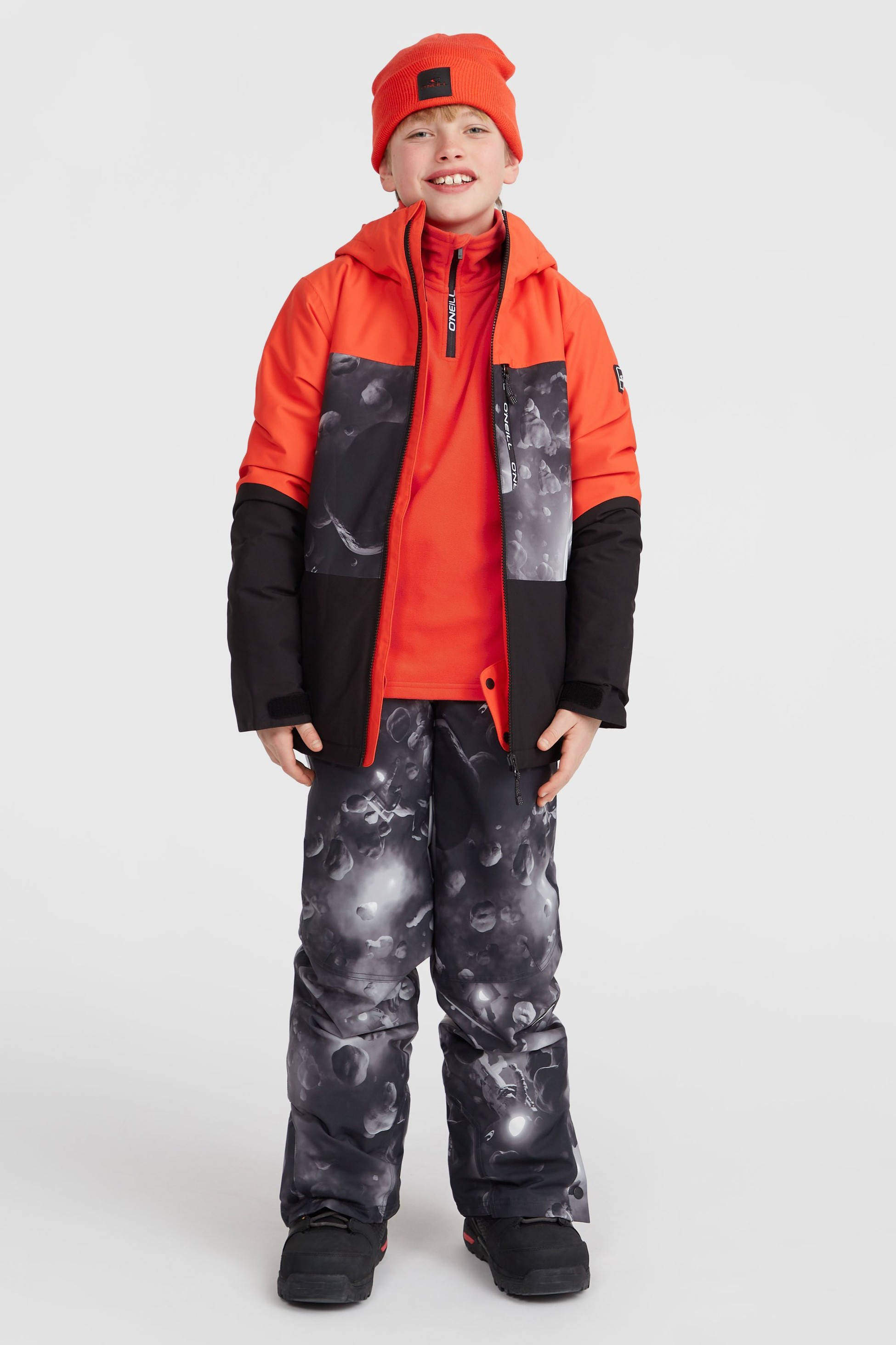 O'Neill ski-jack CARBONITE oranje/donkergrijs/zwart