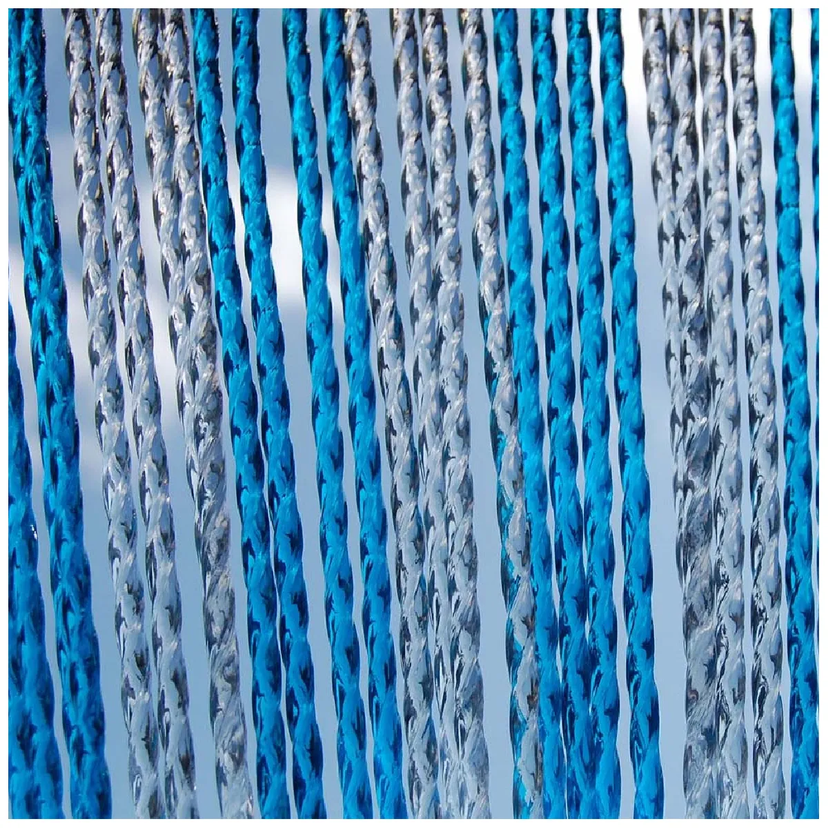 LA TENDA Rideau de porte - 90x210 cm - Bleu