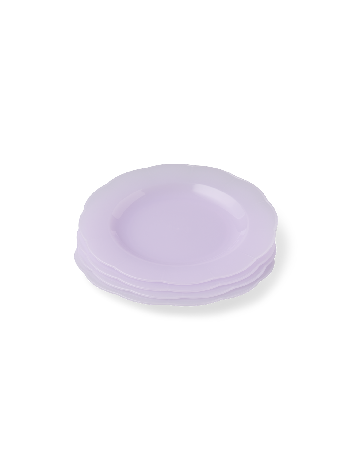 Plasttallerkener til flergangsbrug 4-pak | Ø24 cm. 4 stk. | Misty Blue