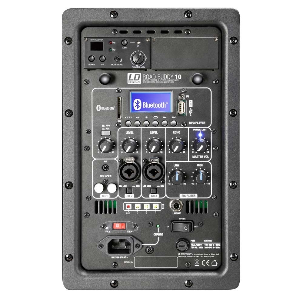LD Systems ROADBUDDY 10 HS draadloze mobiele accu luidspreker 863 - 865 MHz