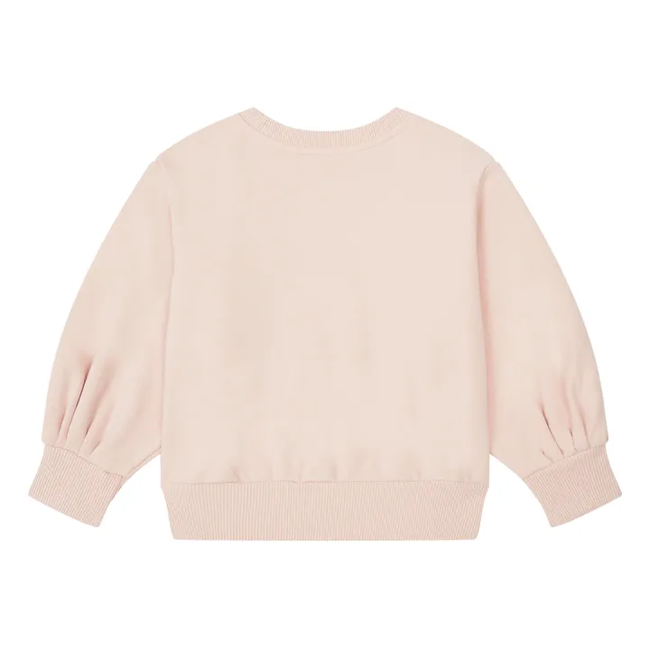SMALLABLE BASICS Sweat Fille Boxy Molleton Bio | Blush