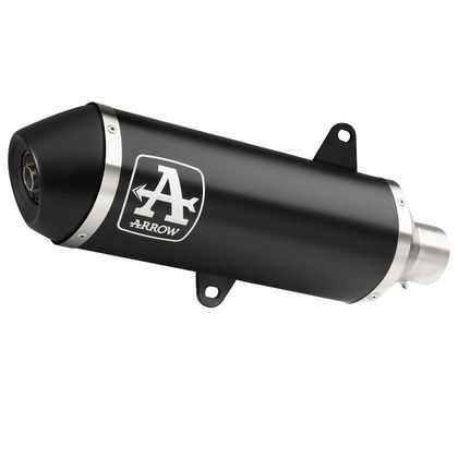 Silencieux Arrow Urban alu Dark embout noir mat - Noir