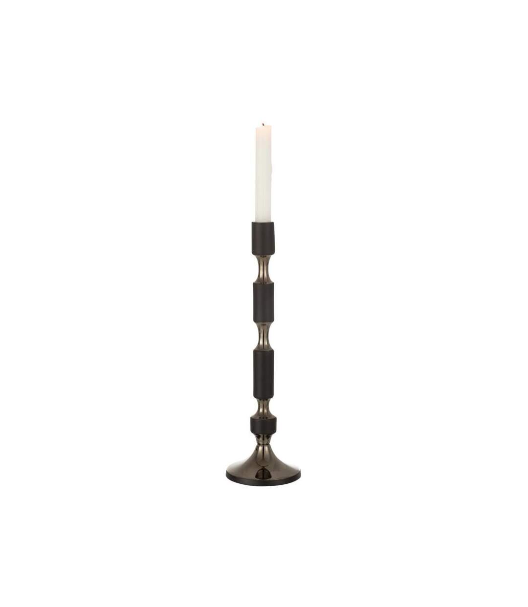 Paris Prix - Bougeoir Design En Aluminium leo 44cm Noir & Or