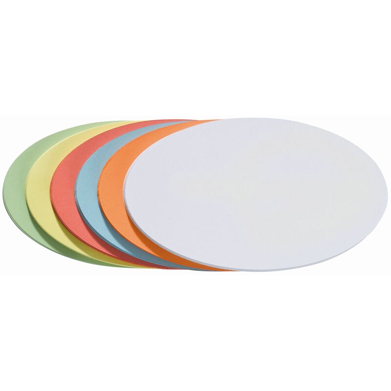 Franken Moderationskarten oval, selbstklebend, 11 x 19 cm, 300 Stück