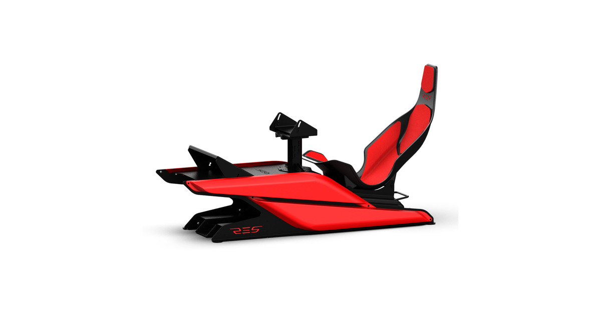 Res-TechX1 Cockpit racing simulator  (Zwart/rood)