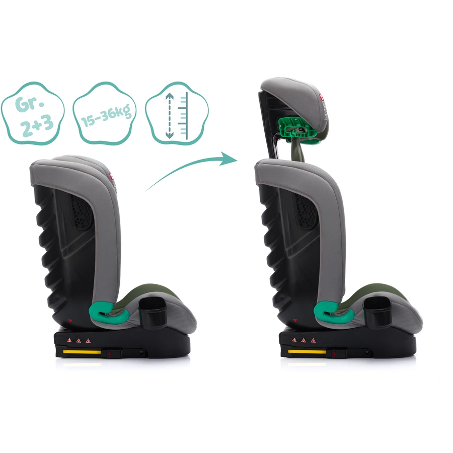 fillikid Kindersitz Elli Pro Isofix i-size 100-150 cm schwarz