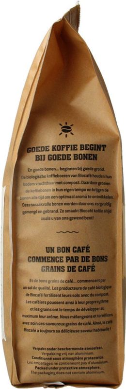 Biocafe - Arabica Filterkoffie - 500 gr - Gemalen Koffie - Biologisch