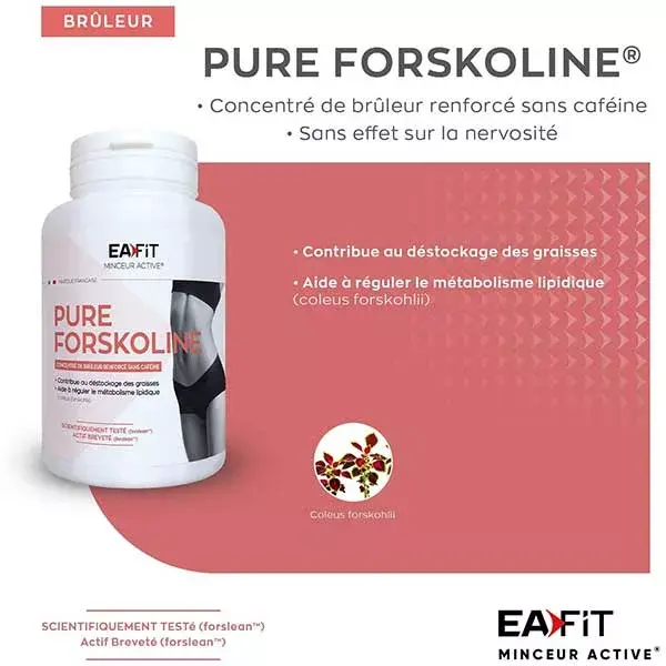 Eafit Pure Forskolin Global Slimming Silhouette 60 cápsulas