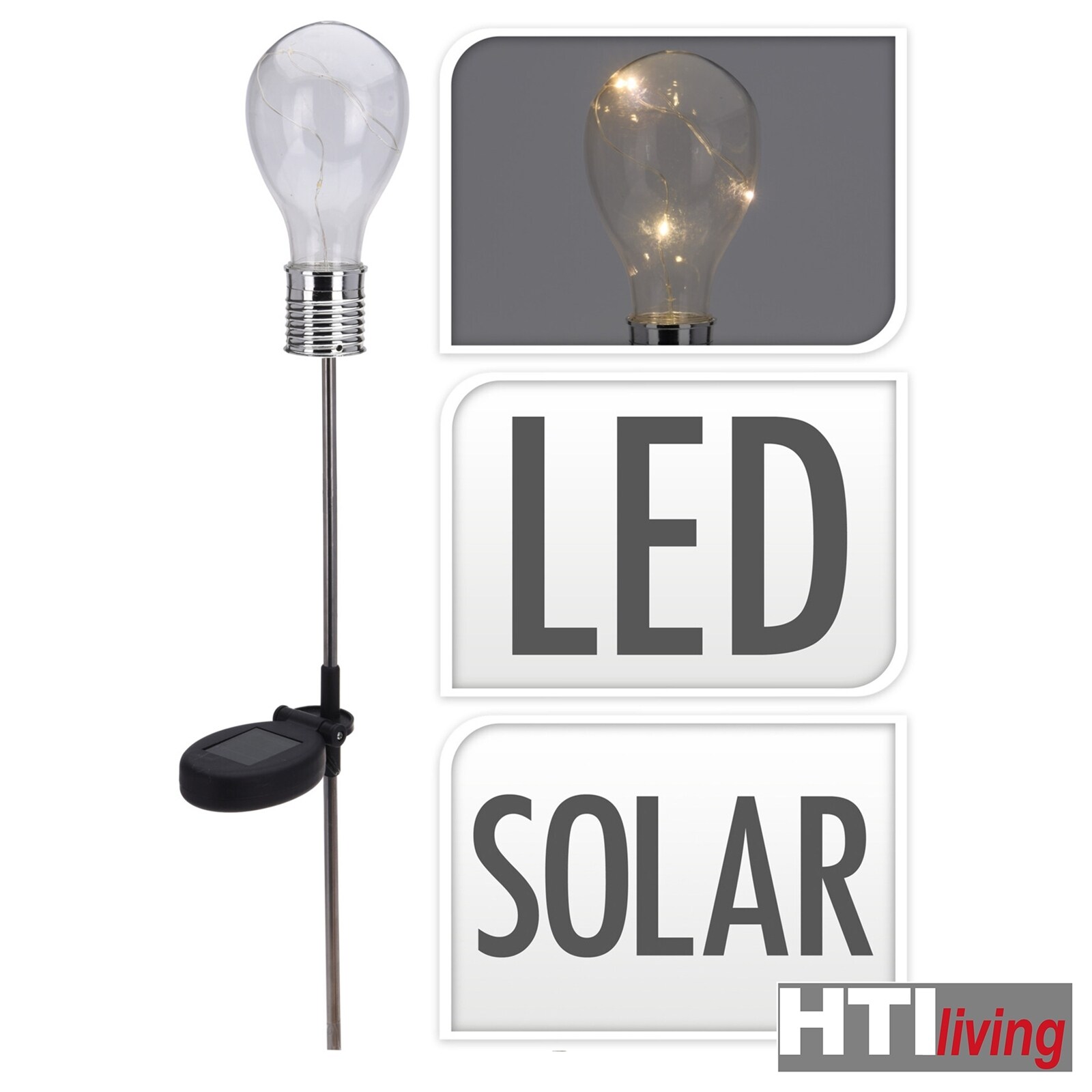 HTI-Living Solarlampe LED schwenkbar