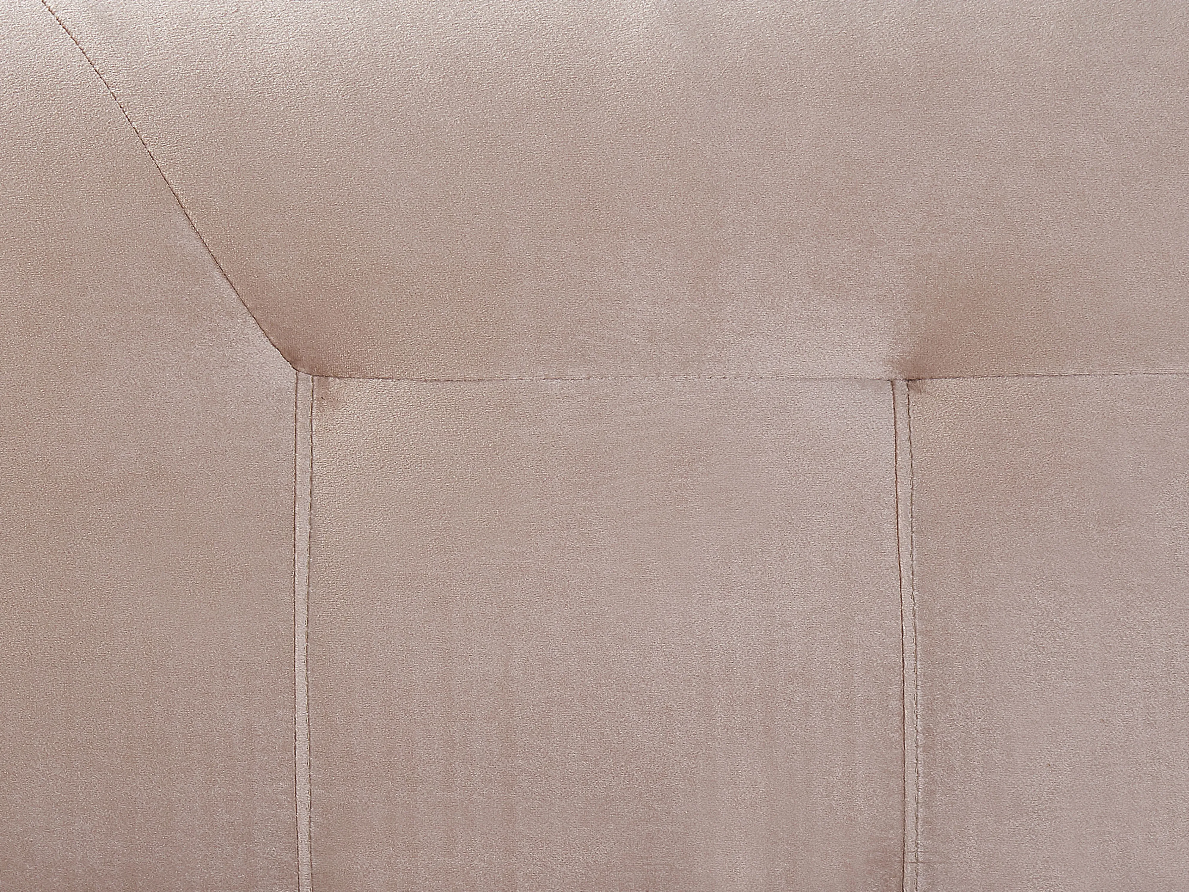 Boxspring Fluweel MARQUISE 180 x 200 cm Beige