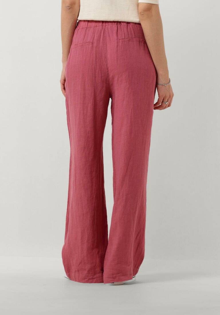 BY-BAR roze by-bar wijde broek eli linen pants