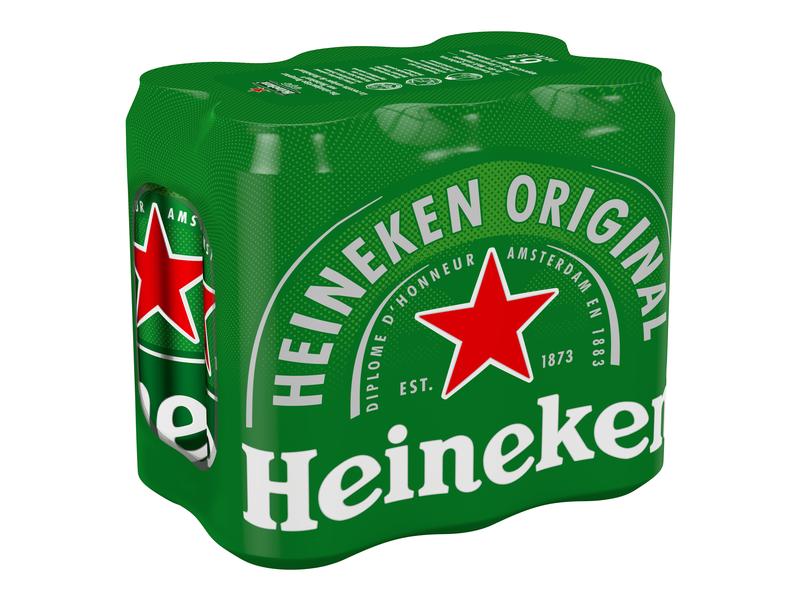 Heineken Bier 6 x 0.5 l Helles Lagerbier