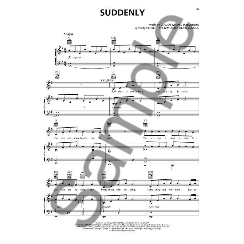 Wise Publications - Les Misérables (Selections From The Movie)