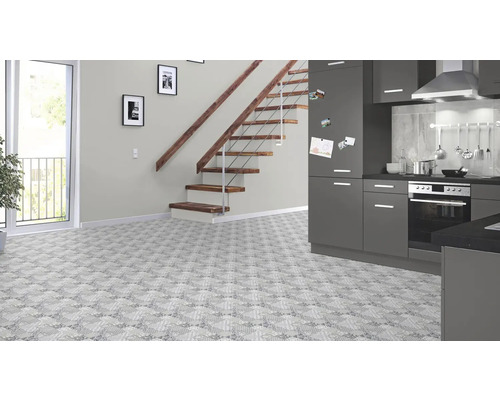 Premium Prov Blauwgrijs zelfleggende vinylplank 61x61 cm