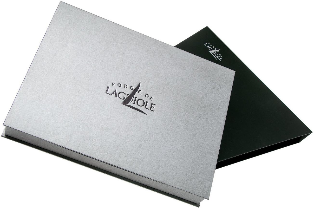 Forge de Laguiole T62MINTHBRI thujahout gepolijst set van 6 steakmessen