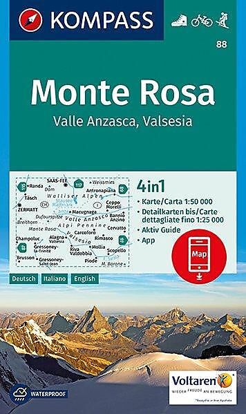KOMPASS - 88 MONTE ROSA 1 50 000