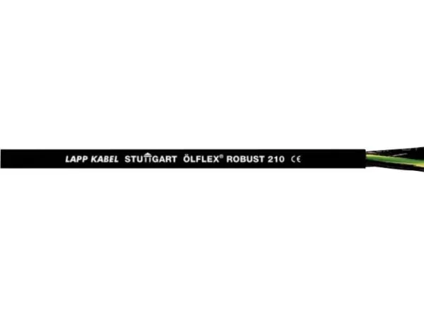 LAPP ÖLFLEX® ROBUST 210 Styreledning 5 G 0.50 mm² Sort 21885/100 100 m