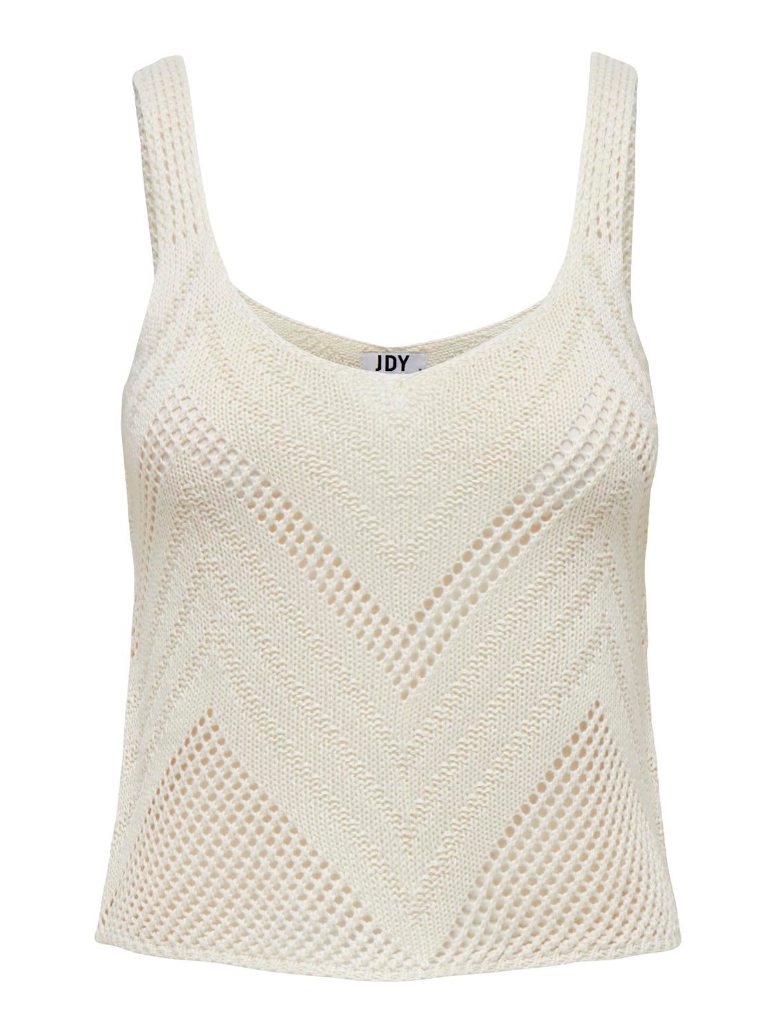 JDYSUN Gestricktes Oberteil Tapioca