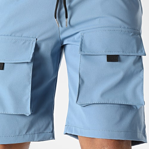 Short Cargo Bleu Clair