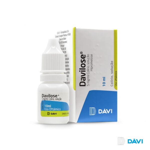 Davilose Forte 5mg/ml 10ml Colírio