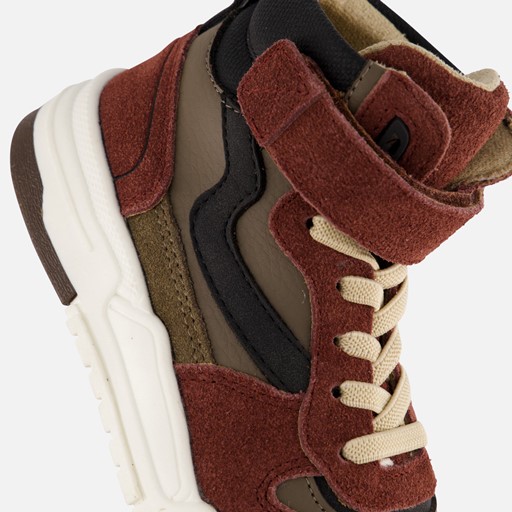 Muyters Sneakers rood Imitatieleer