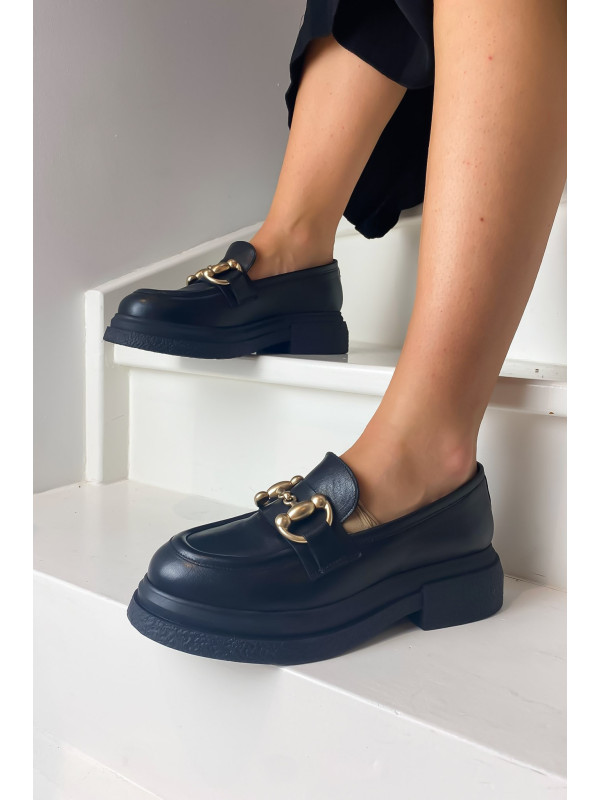Mocassins E946E2 Gange Nero - Semerdjian