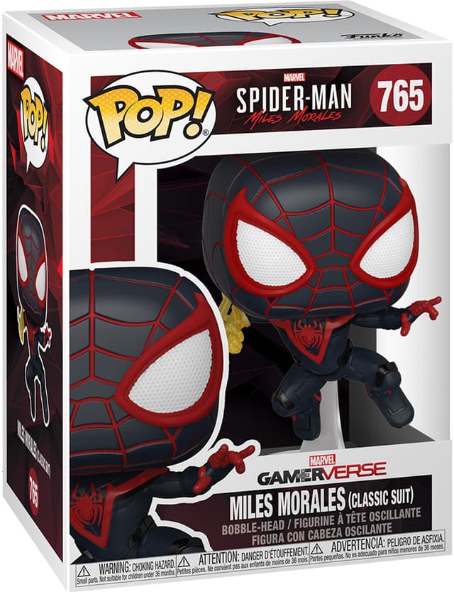 Funko POP Spiderman m/Chase actionfigur (Miles Morales)