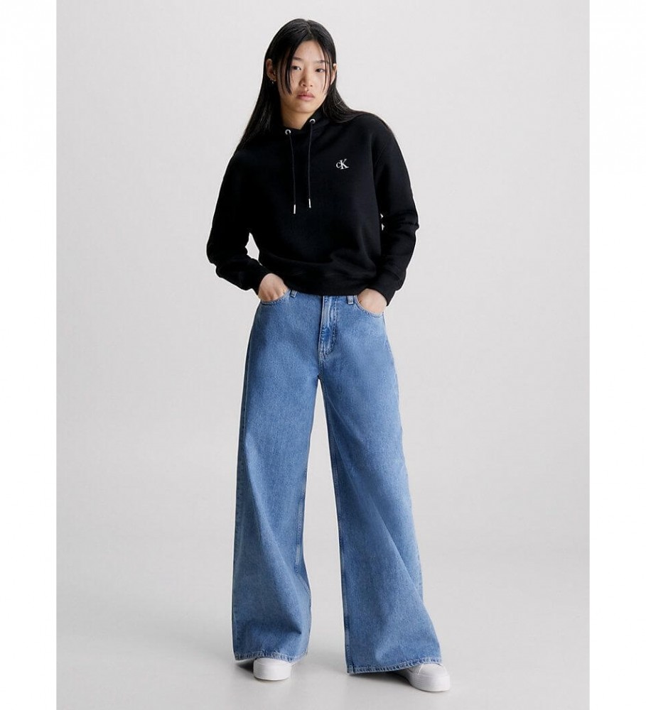 Tênis Calvin Klein Jeans Vulc Flatform com cadarço, branco