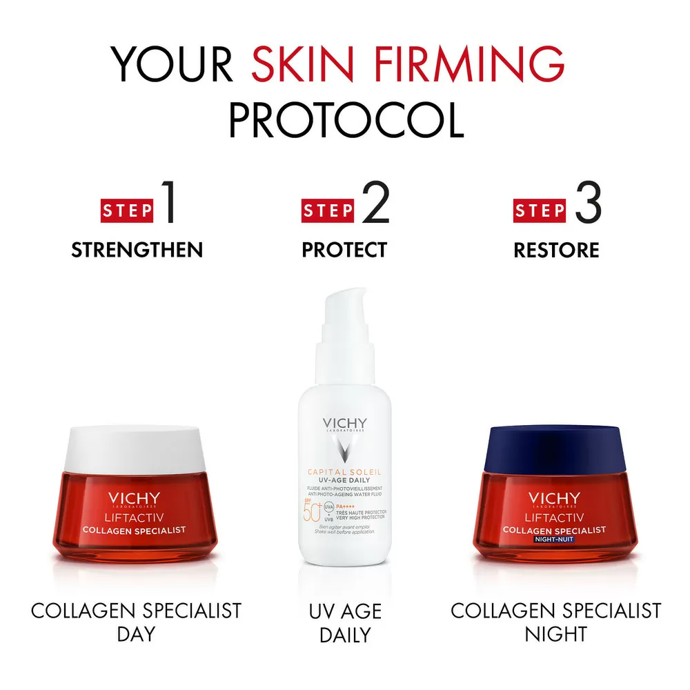 Vichy Liftactiv Collagen Specialist Night Cream - 50 ml.