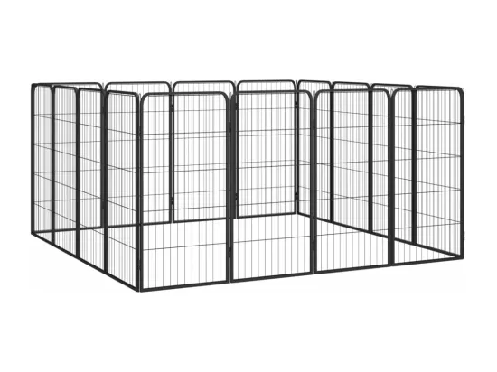 Parc pour chien 16 noire 250 x 150 x 100 cm 02_0043612
