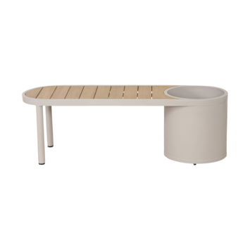 KARWEI tuinbank Nicolai 130 cm beige metaal