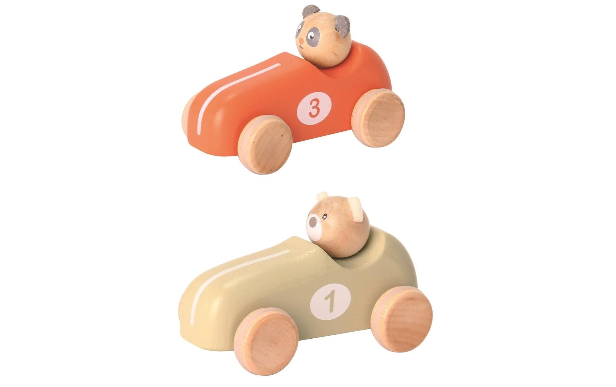 Rückzugautos Bär und Panda assortiertSpielspass auf Rädern