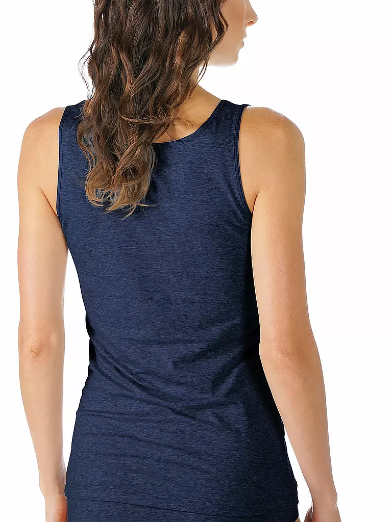 MEY Top - Unterhemd PURE night blue blau