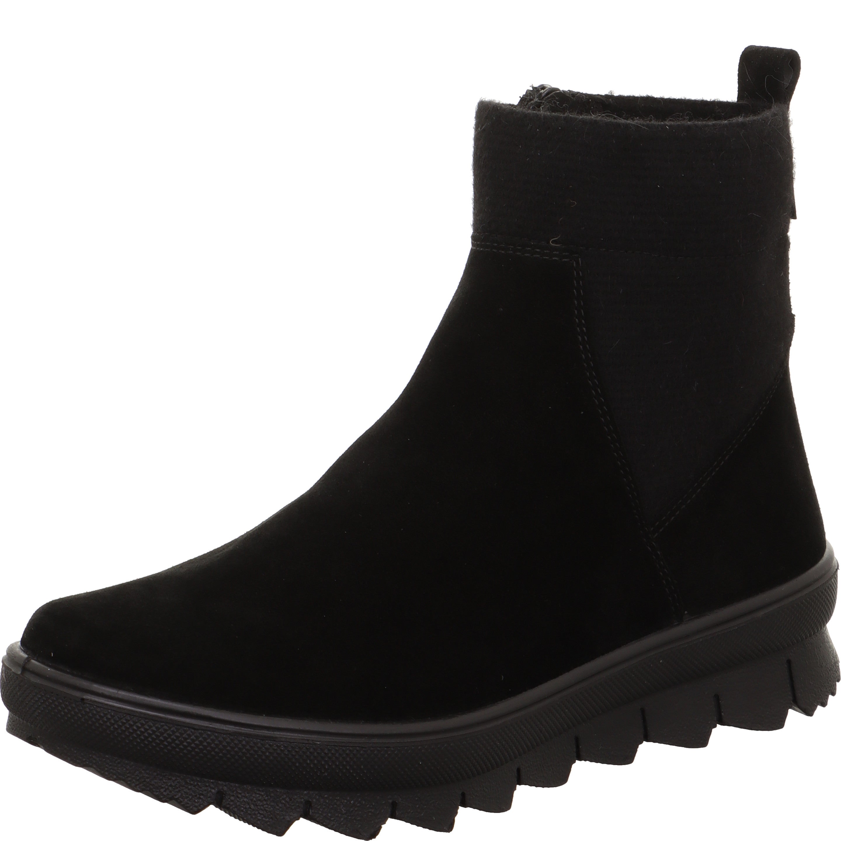 legero NOVARA Damen  Stiefelette mit Reißverschluss - Farbe: Schwarz - Größe: 5