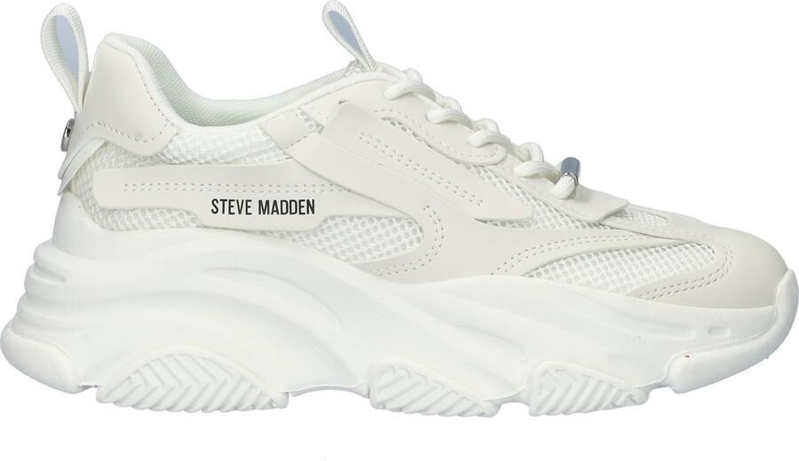 STEVE MADDEN Possession-E white Wit Kunststof Lage sneakers Dames