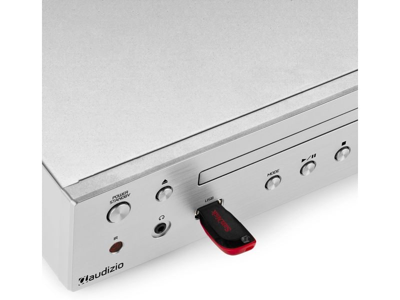 Audizio Internet Radio Bolzano Aluminium Radio mit Verstärker und DAB /CD