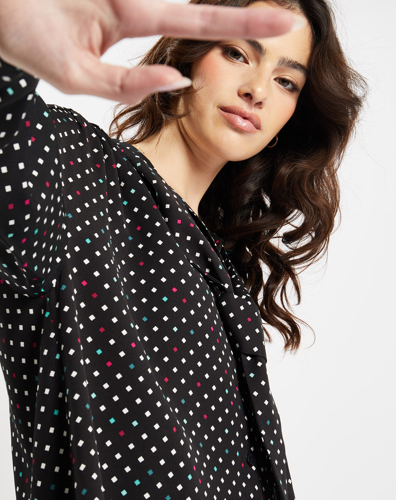 Jodhpur Robe Brama cravate noire