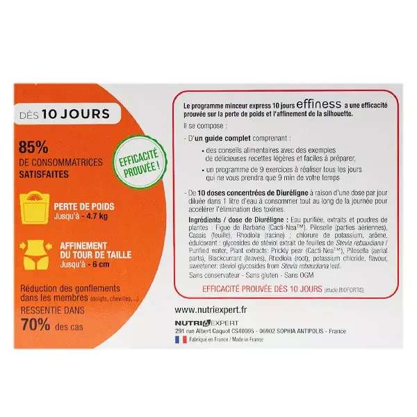 Programa de emagrecimento NutriExpert Effiness Express - 10 doses individuais