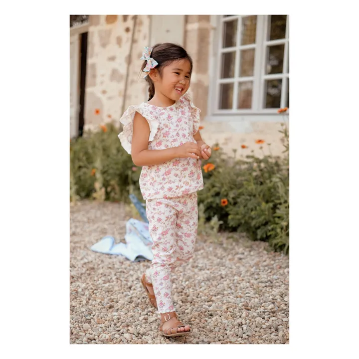 Louise Misha T-shirt Hernance Volants | Rose