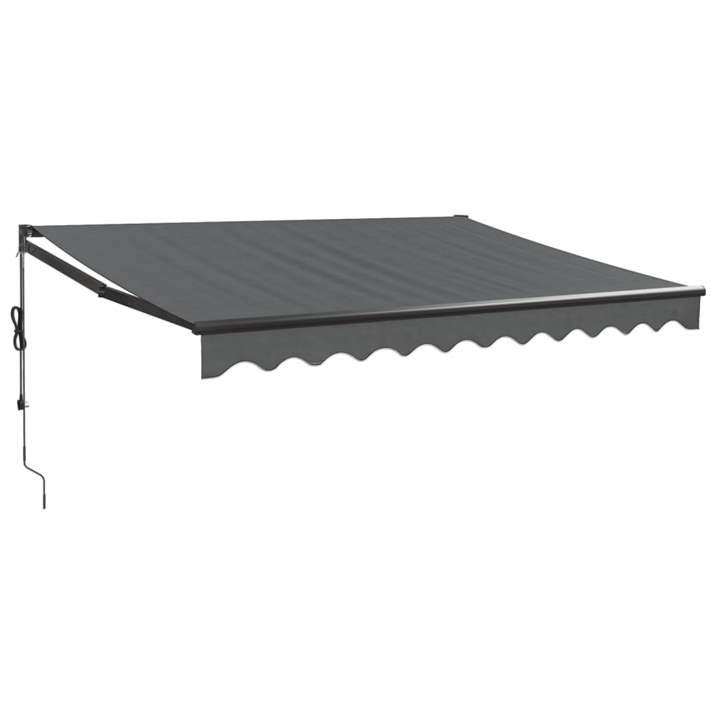 Auvent rétractable automatique anthracite 3x2,5 m