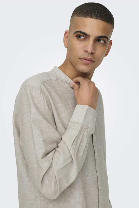 Only & Sons grijze heren overhemd