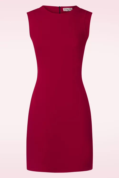 Vintage Chic for Topvintage Tonya jurk in rood