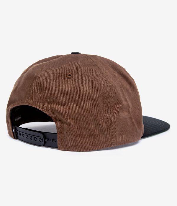 The Hundreds Serif Snapback Cap (brown)